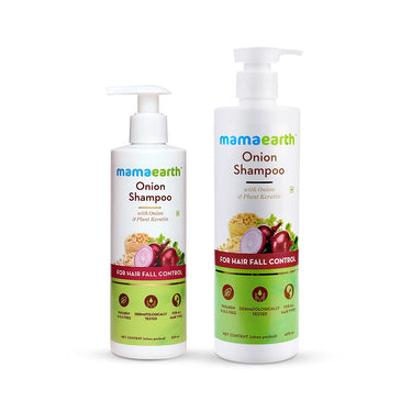 Mamaearth Onion Shampoo - 250ml + Onion Shampoo - 400ml
